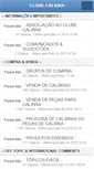 Mobile Screenshot of clubecalibra.com.br